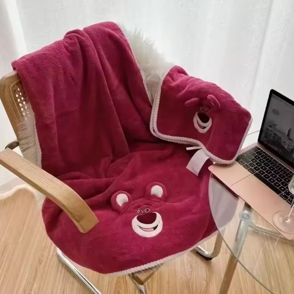 Disney Toy Story Lots-o'-Huggin' Bear Pink Quick Dry Towel Set - Picture 3 of 3